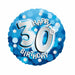 Mylar-Sparkle Blue 30th