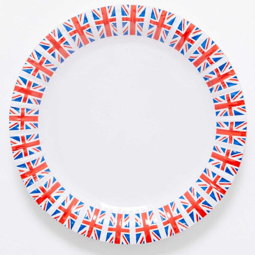 Union Jack Paper Plates 8pk