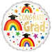 Anagram Foil Balloon Congrats Grad Rainbow 18" Foil Balloon