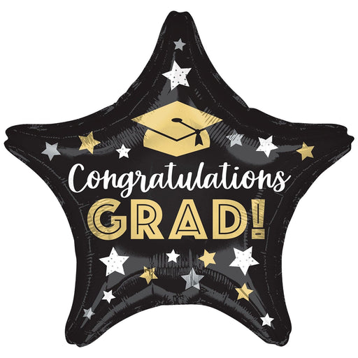 Anagram Foil Balloons Congratulations Grad Star 19in