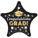 Anagram Foil Balloons Congratulations Grad Star 19in