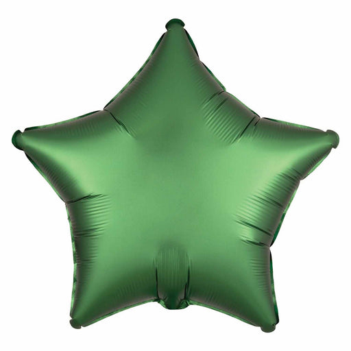 Anagram Foil Balloons Satin Luxe Emerald Star Standard 19"