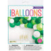 Green And White Balloon Arch