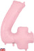 Matte Pink Number 4 34"