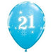 11'' Robins Egg Blue 21 Sparkle Around 25pk