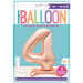 Rose Gold Number 4 Shaped Standing Foil Balloon 30"