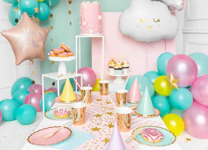Happy Birthday Star, 40cm, light powder pink