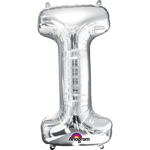 16'' Foil Letter I - Silver Packaged Air Fill (Anagram)