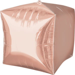15'' Foil Cubz Rose Gold 3pk