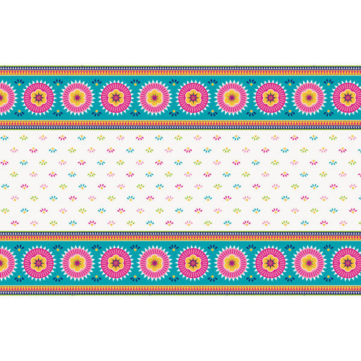 Boho Fiesta Rectangular Plastic Table Cover