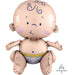Sitting Baby Air Fill Foil Balloon