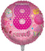 Pink / Sweets 8th Birthday 18 Inch Foil Balloon