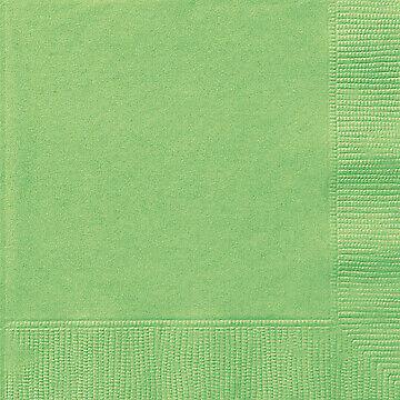 Lime Green Party Napkins 20pk