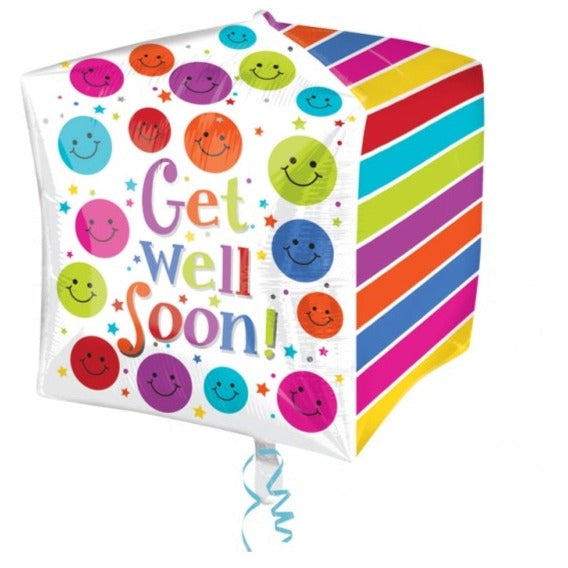 15'' Foil Cubz Get Well Soon