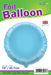 Light Blue Round 18 Inch