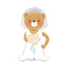 43'' Linky Bride Bear Foil Balloon