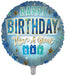 Blue Happy Birthday 18 Inch Foil Balloon