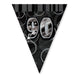 Glitz Black 90 Flag Banner 12Ft