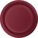 Burgundy Paper Plate 17.7Cm 8pk