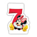 Minnie Mouse Candle Number 7