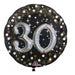 32'' 3-D 30 Gold Sparkling Birthday