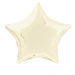 18 Inch Ivory Star Foil (Flat)