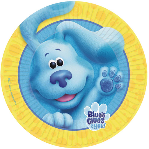 Blue's Clues Paper Plates 23cm Dia - 8pk