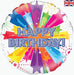 18'' Foil Bright Star Birthday Holographic