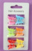 6 Bright Coloured Plastic Butterfly Mini Clamps