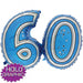 28'' Foil Super Shape Blue 60th