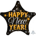 18'' Foil Happy New Year Gold & Silver Confetti