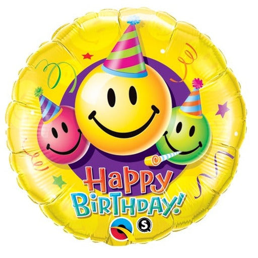 36'' Birthday Smiley Faces