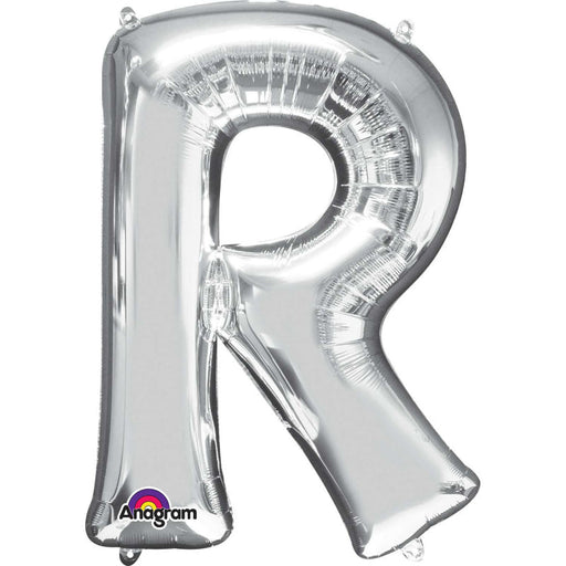 34'' Super Shape Foil Letter R - Silver (Anagram)