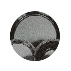 Black Plastic Plate 22.8Cm 20pk