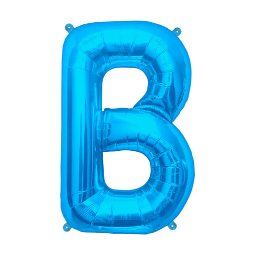 16'' Foil Letter B - Blue Packaged Air Fill