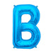 16'' Foil Letter B - Blue Packaged Air Fill