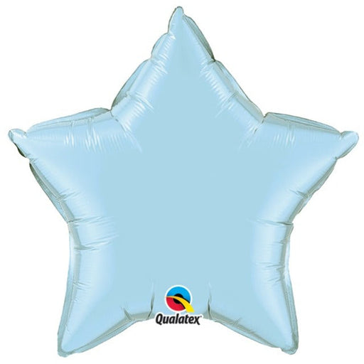 36 Inch Star Pearl Lt Blue Plain Foil (Flat)