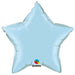 36 Inch Star Pearl Lt Blue Plain Foil (Flat)