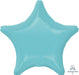 19 Inch Star Robin Egg Blue Plain Foil (Flat)