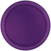 Deep Purple Solid Round 9" Dinner Plates, 8pk