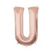 34'' Shape Foil Letter U - Rose Gold (Anagram)