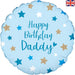 Love Partying Foil Balloon Happy Birthday Daddy 18" Foil Balloon