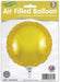 Gold Round (9 Inch) Packaged 5pk
