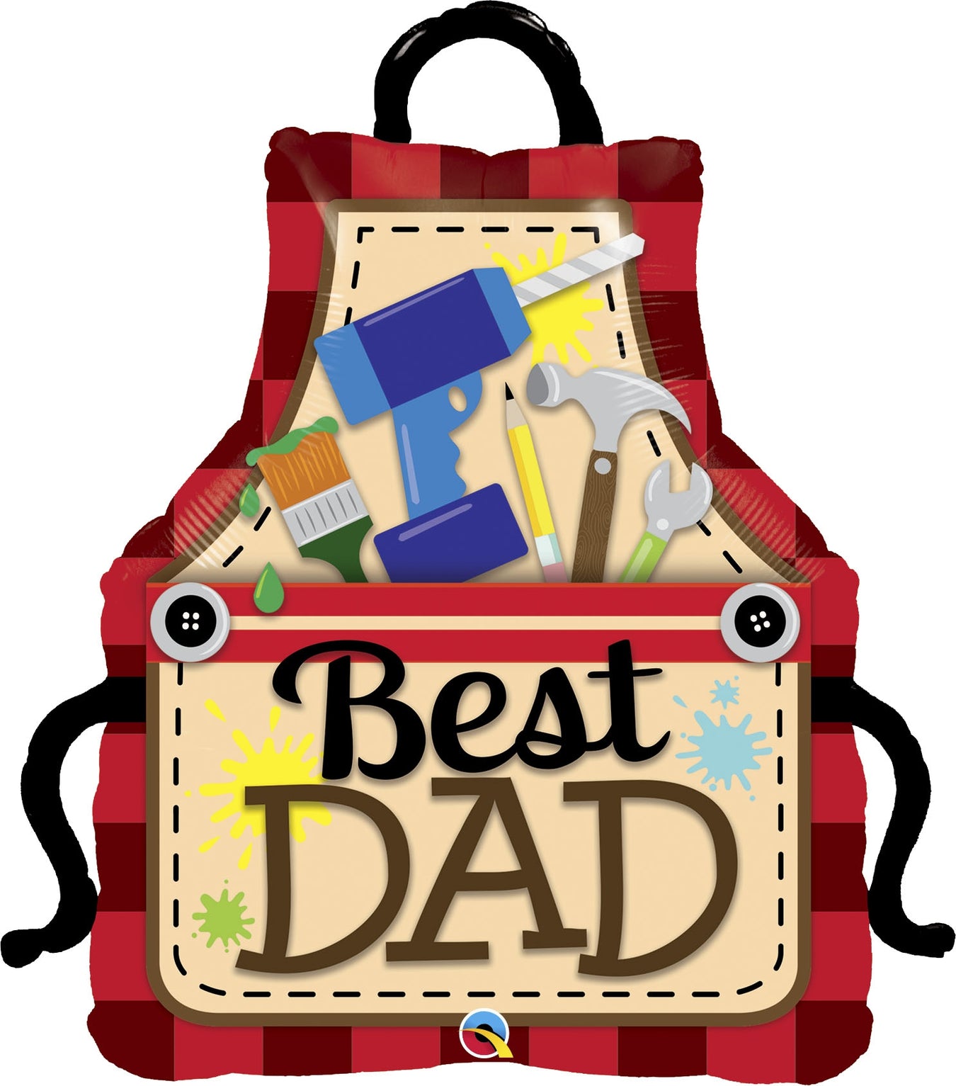 41'' Best Dad Apron Foil Balloon