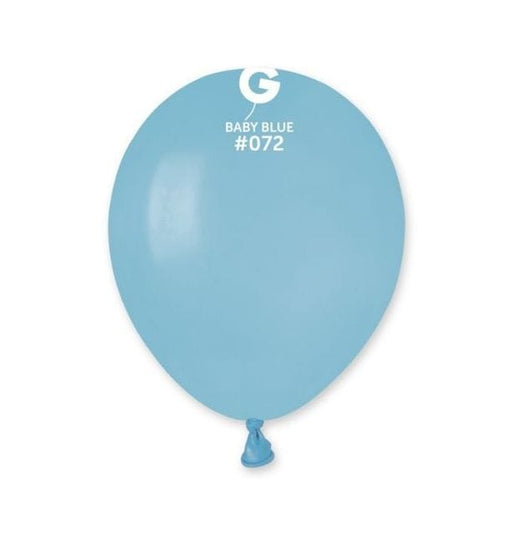 Gemar Latex Balloons 5 Inch (50pk) Macaron Baby Blue Balloons #072