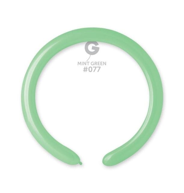 Gemar Latex Balloons 260's (100pk) Macaron Mint Green Balloons #077