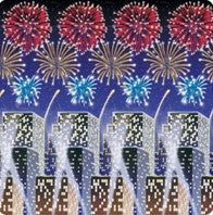 Scene Setter New Years Room Roll 2pk 4ft tall, 25ft long
