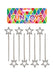 Siilver Star Wands/ Princess Wands (8pk)