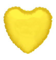 18'' Solid Yellow Heart