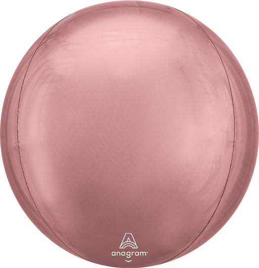 21'' Jumbo Foil Orbz Rose Gold 3pk